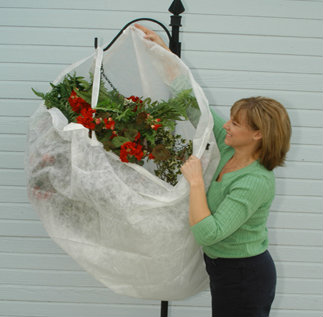 easily protect hanging baskets